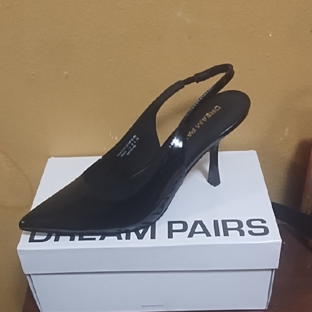 Dream Pairs Women's Elegant Black Heels